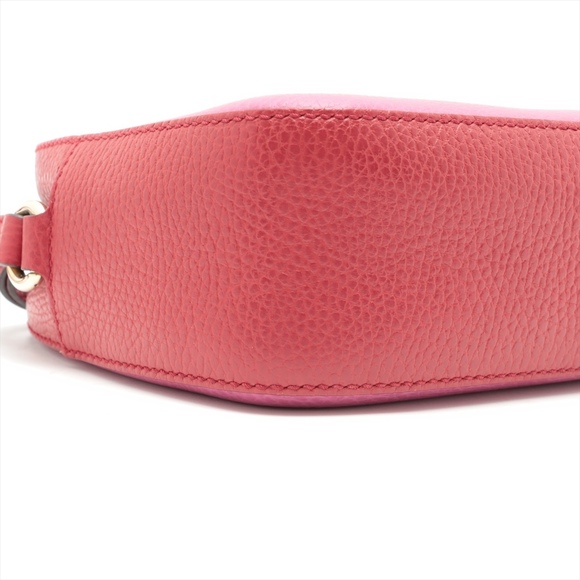 Gucci Leather Soho Shoulder Bag Pink - Picture 4 of 8